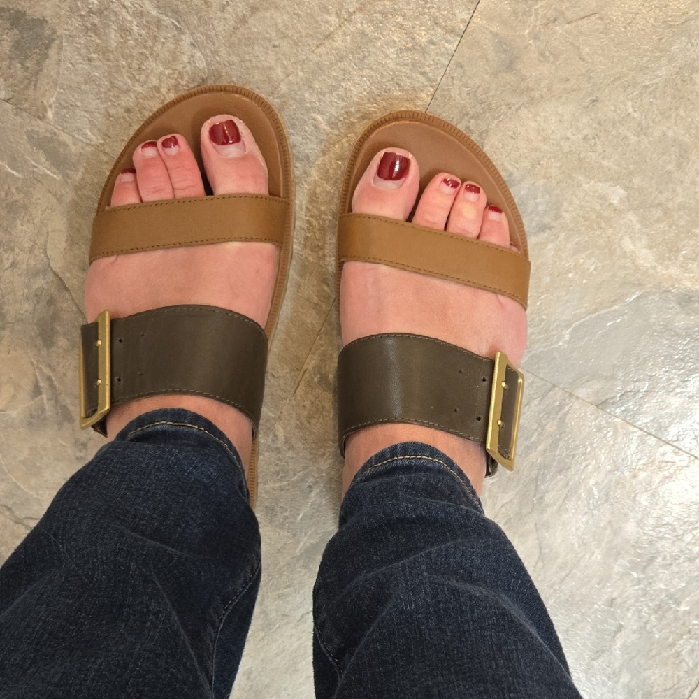Sorel Women's Sandals in Brown and Tan